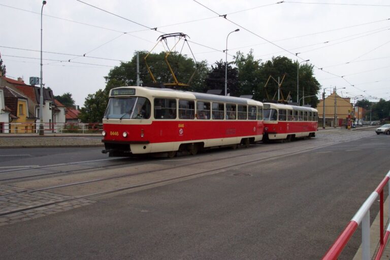 Praha KobylisyTramvaj T3P