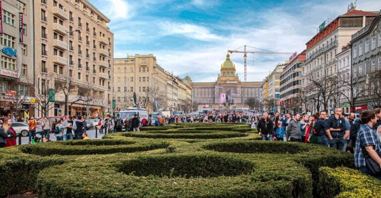 Vaclavske namesti z pulky
